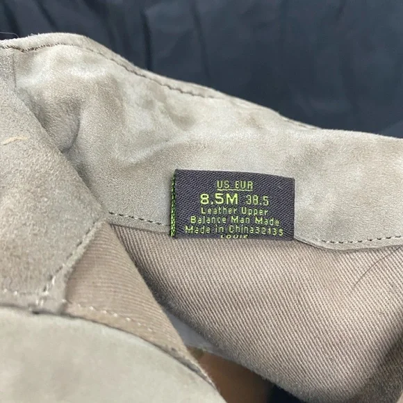 Women's Sam Edelman Suede Louie Ankle Boot with Fringe in Gray Side Zip Size 8.5 - Picture 2 of 6